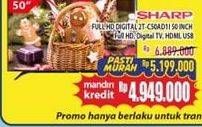 Promo Harga SHARP 2T-C50AD1i Full-HD 50"  - Hypermart