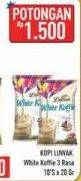 Promo Harga Luwak White Koffie 3 Rasa per 10 sachet 20 gr - Hypermart