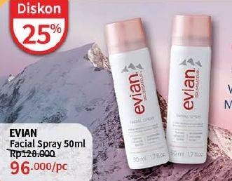 Promo Harga Evian Facial Spray 50 ml - Guardian