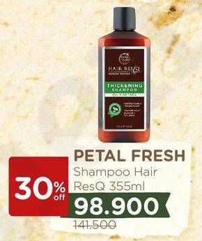 Promo Harga PETAL FRESH Shampoo 355 ml - Watsons
