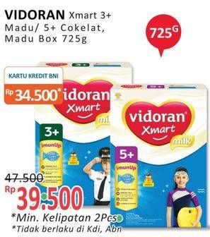 VIDORAN Xmart 1+ Madu/ 5+ Cokelat, Madu 725 g
