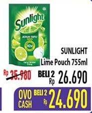 Promo Harga SUNLIGHT Pencuci Piring Jeruk Nipis 100 755 ml - Hypermart