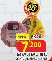 Promo Harga 365 Kapur Barus Refill, Gantung  - Superindo