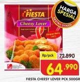 Promo Harga FIESTA Naget Cheesy Lover 500 gr - Superindo
