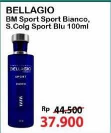 Promo Harga Bellagio Sport Spray Cologne Bianco, Blu 100 ml - Alfamart