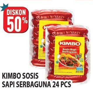 Promo Harga Kimbo Sosis Sapi Serbaguna 792 gr - Hypermart