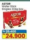 Promo Harga Astor Wafer Roll Single 224 gr - Indomaret