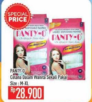 Promo Harga PANTY-O Ladies Disposable Panties M-XL  - Hypermart