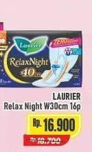 Promo Harga Laurier Relax Night 30cm 16 pcs - Alfamart