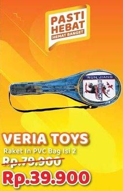 Promo Harga VERIA TOYS Racket 2 pcs - Yogya