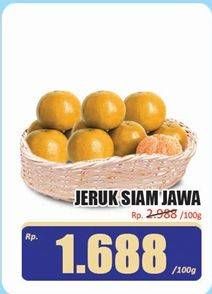 Promo Harga Jeruk Siam Jawa per 100 gr - Hari Hari