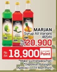 Promo Harga Marjan Syrup Boudoin All Variants 460 ml - LotteMart