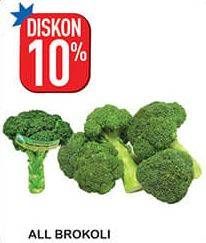 Promo Harga Brokoli All Variants per 100 gr - Hypermart
