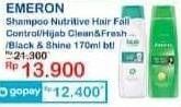 EMERON Shampoo Hair Fall Control/ Hijab Clean & Fresh/ Black & Shine