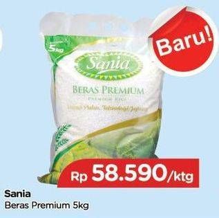 Promo Harga Sania Beras Premium 5 kg - TIP TOP
