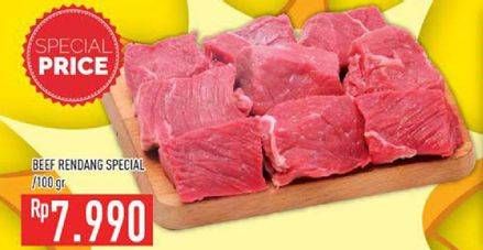 Promo Harga Daging Rendang Sapi Spesial per 100 gr - Hypermart