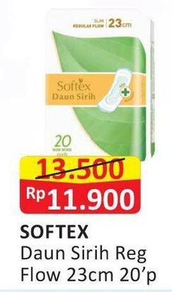 Promo Harga Softex Daun Sirih NonWing 23cm 20 pcs - Alfamart