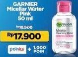 Promo Harga Garnier Micellar Water Pink 50 ml - Indomaret