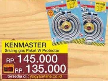 Promo Harga KENMASTER Selang Gas Paket + Protector  - Yogya
