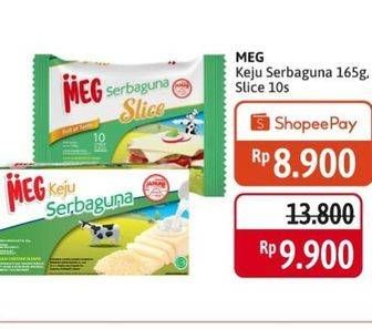 Promo Harga MEG Keju Serbaguna Slice 150 gr - Alfamidi