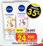Promo Harga Nivea Body Serum 180 ml - Superindo