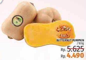 Promo Harga Pumpkin Butternut per 100 gr - LotteMart