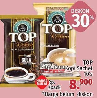 Promo Harga Top Coffee Kopi per 10 sachet - LotteMart