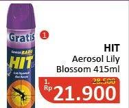 Promo Harga HIT Aerosol Lily Blossom 415 ml - Alfamidi