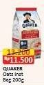 Promo Harga Quaker Oatmeal Instant 200 gr - Alfamart