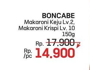Promo Harga Kobe Bon Cabe Makaroni Krispi Nacho Cheese Level 2, Level 10 150 gr - LotteMart