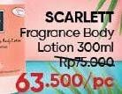 Promo Harga Scarlett Fragrance Brightening Body Lotion All Variants 300 ml - Guardian
