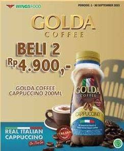 Promo Harga Golda Coffee Drink Cappucino 200 ml - Alfamidi