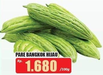 Promo Harga Pare Bangkok Hijau per 100 gr - Hari Hari