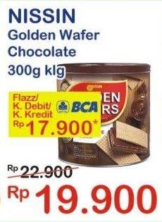 Promo Harga NISSIN Golden Wafers 300 gr - Indomaret