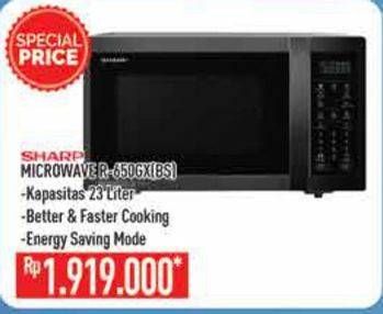 Promo Harga SHARP R-650GX (BS)  - Hypermart