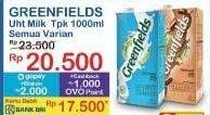 Promo Harga Greenfields UHT All Variants 1000 ml - Indomaret