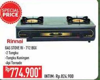 Promo Harga RINNAI RI-712 BGX  - Hypermart