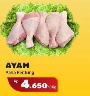 Promo Harga Ayam Paha Bawah per 100 gr - Yogya