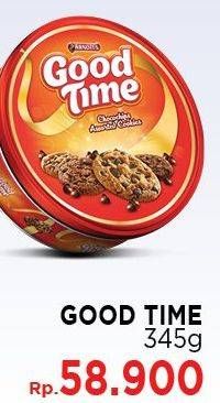 Promo Harga GOOD TIME Cookies Chocochips 345 gr - LotteMart