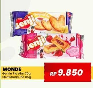 Promo Harga Monde Genji Pie Strawberry, Original 70 gr - Yogya