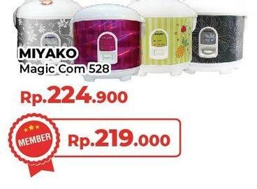 Promo Harga Miyako MCM 528 | Magic Com  - Yogya