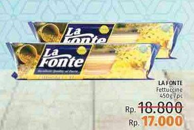 Promo Harga LA FONTE Fettuccine 450 gr - LotteMart