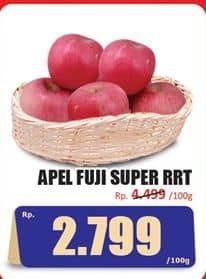 Promo Harga Apel Fuji Super RRT per 100 gr - Hari Hari