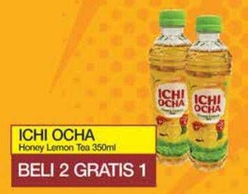 Promo Harga Ichi Ocha Minuman Teh Honey Lemon 350 ml - Yogya