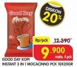 Promo Harga Good Day Instant Coffee 3 in 1 10 sachet - Superindo