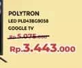 Promo Harga Polytron PLD43BG9058 Smart Cinemax Google TV 43 Inch  - Yogya