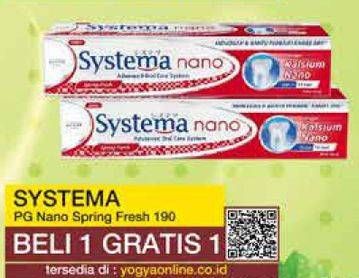 Promo Harga SYSTEMA Toothpaste Spring Fresh 190 gr - Yogya