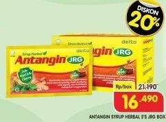 Promo Harga Antangin Jrg Syrup Herbal 5 pcs - Superindo