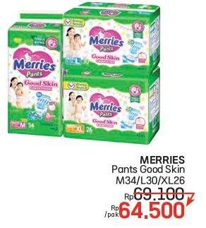 Promo Harga Merries Pants Good Skin M34, L30 30 pcs - Lotte Grosir