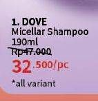 Dove Micellar Shampoo